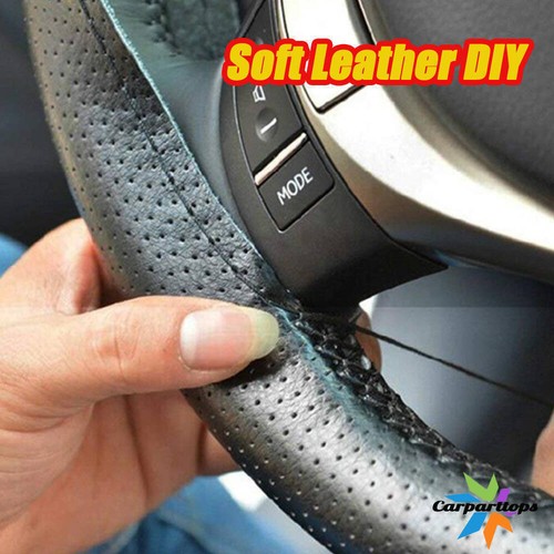 Black diy steering - wheel, cover